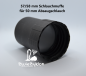 Mobile Preview: Anschlussmuffe für 50 mm Saugschlauch auf 57 / 58 mm (Außen-Ø) z.B. Nilfisk , Shopvac, Festool, Hilti