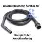 Mobile Preview: Schlauch-Set für Kärcher NT / Bosch GAS 35 Staubsaugerschlauch mit Handgriff