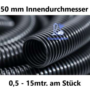 50 mm (Innen-Ø) Absaugschlauch Meterware DN50/60