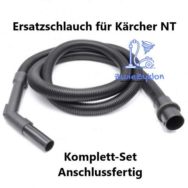 Schlauch-Set für Kärcher NT / Bosch GAS 35 Staubsaugerschlauch mit Handgriff