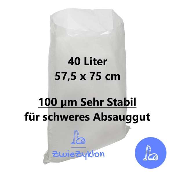 1x Fassbeutel Mittel - 40 Liter 100µm - sehr Stabil -