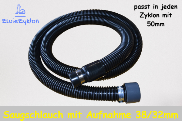 32mm Absaugschlauch Komplett mit Aufnahme 38/32 mm