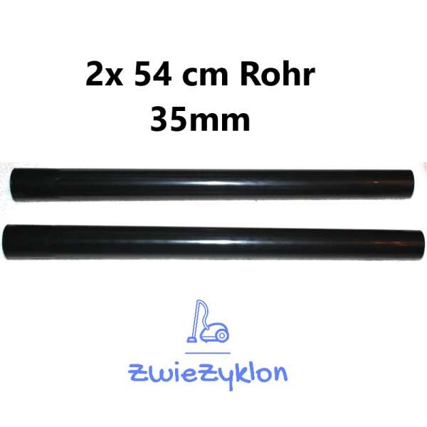 Staubsauger Rohr Kunststoff Ø 35mm - 2 Stück zu 50cm Schwarz